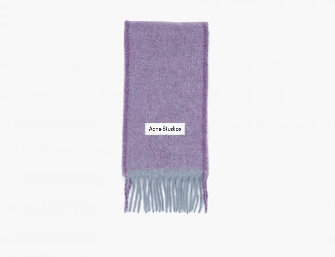 Acne Studios Wool Mohair Scarf «Lavender Purple»