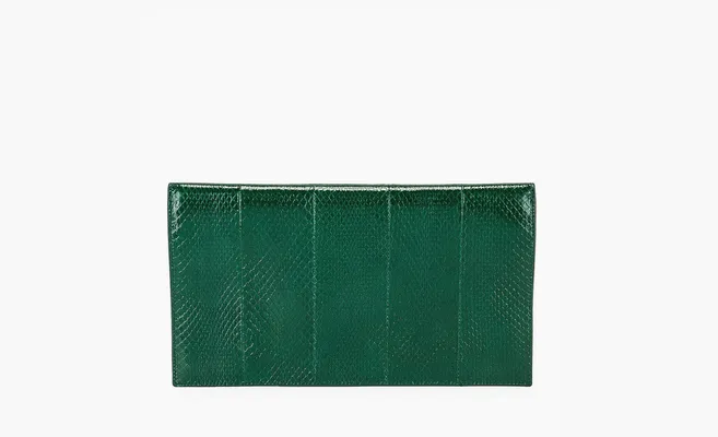 Сумки SAINT LAURENT Medium Uptown Ayers Clutches «Green» зеленый