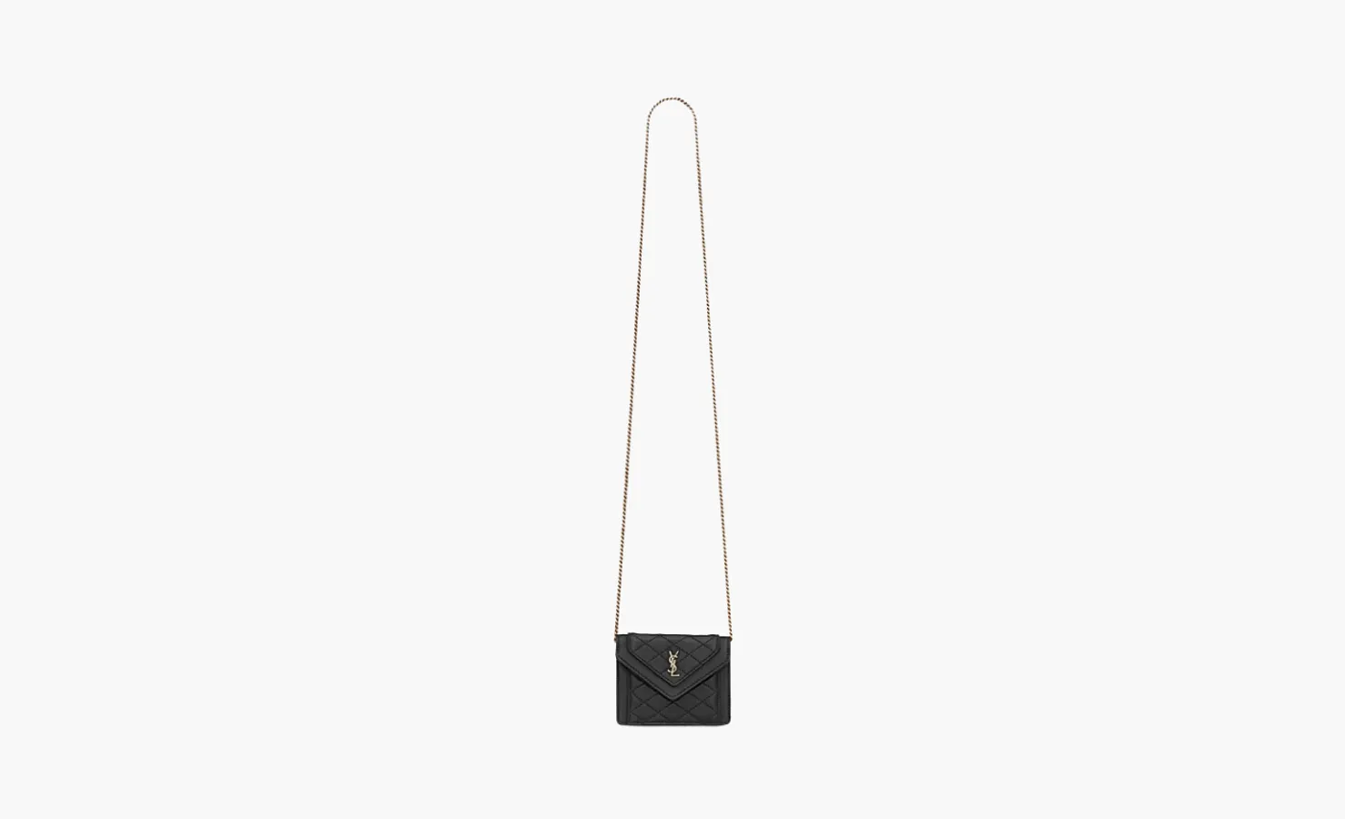 Saint Laurent Gaby Micro Bag in Quilted Lambskin «Black»