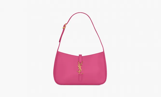 Сумки Saint Laurent Hobo Bag «Bubblegum» розовый