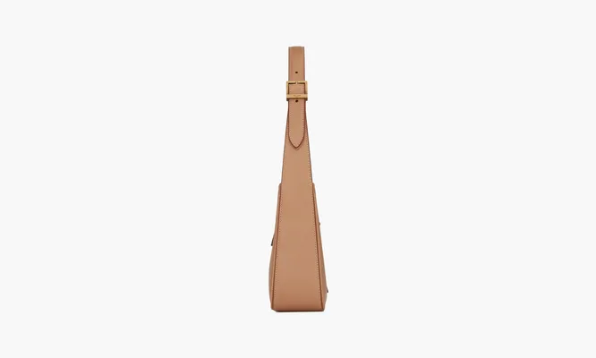 Сумки Saint Laurent Bronze Monogram Le 5 A 7 Hobo Bag Vegetable Tanned Leather «Brown Gold» коричневый