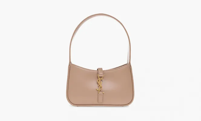 Сумки Saint Laurent Le 5 À 7 Hobo Bag «Rosy Sand» кремовый