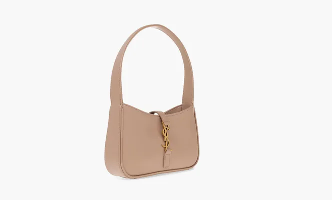 Сумки Saint Laurent Le 5 À 7 Hobo Bag «Rosy Sand» кремовый