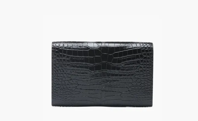 Аксессуары Saint Laurent BLACK Wallet with chain «Black» черный