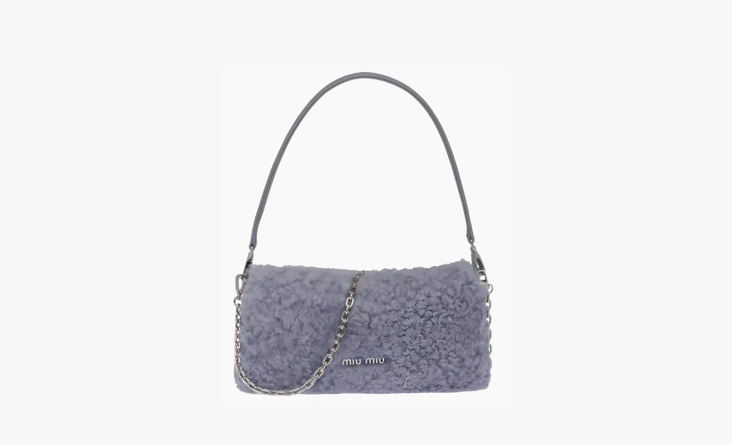 MIU MIU Sheepskin Shoulder Bag In «Purple»