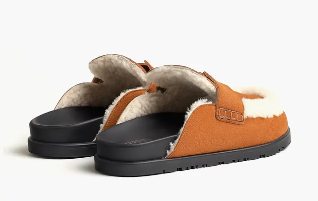 Обувь Hermes Go Mule «Naturel / Ecru» коричневый