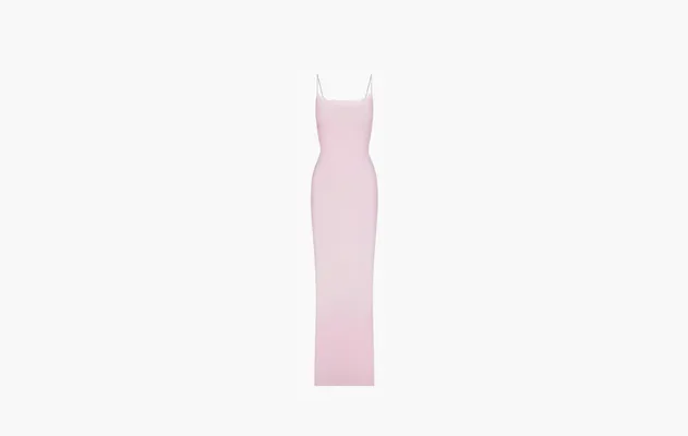 Одежда Skims Fits Everybody Lace-trim Slip Dress «Rose Blossom Tonal» розовый