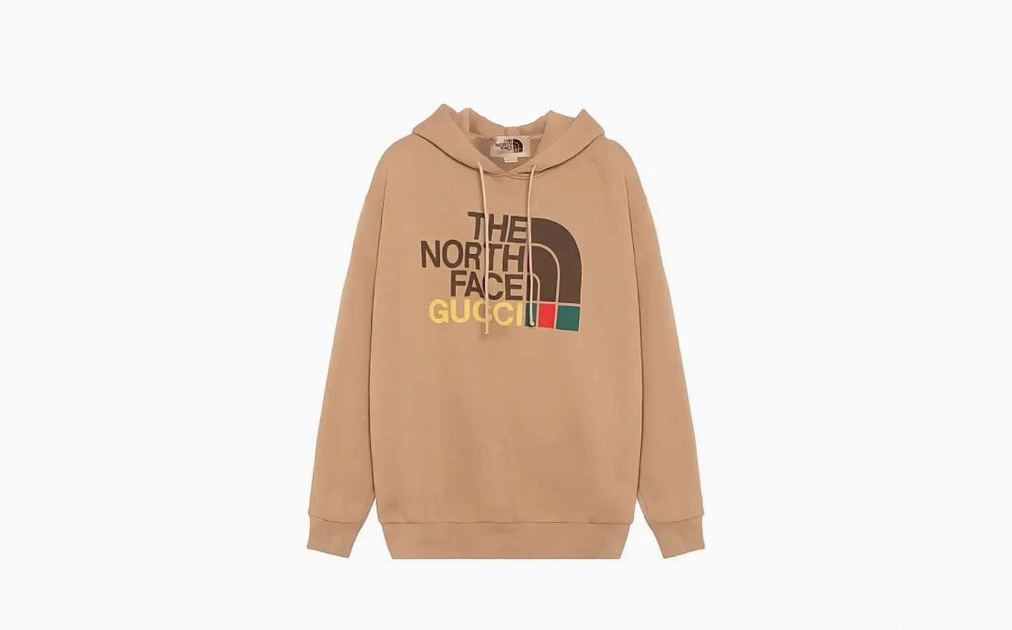 Gucci x The North Face Cotton Hoodie «Brown»