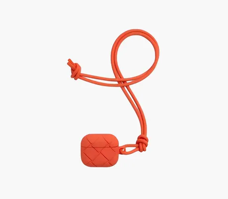 Аксессуары Bottega Veneta AirPods Case «Sunburst» красный