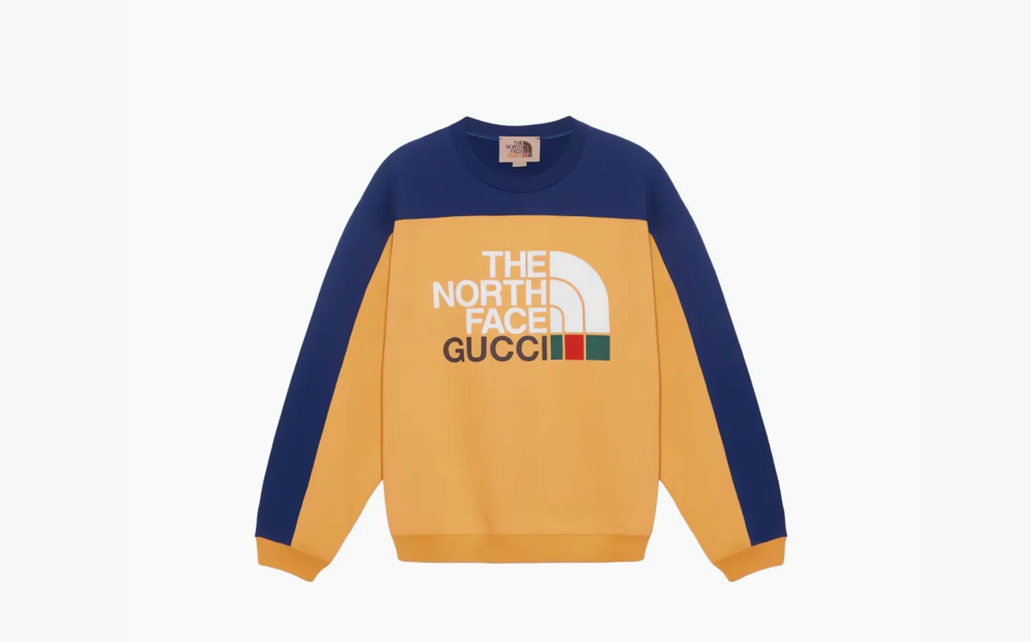 Gucci x The North Face Sweatshirt «Yellow/Blue»