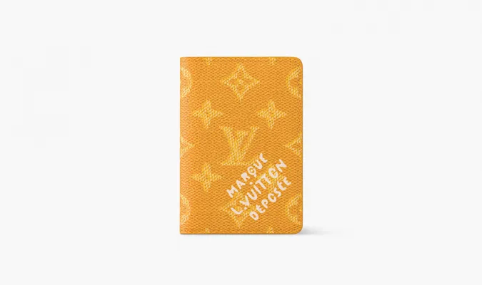 Аксессуары Louis Vuitton Pocket Organizer «Yellow» желтый