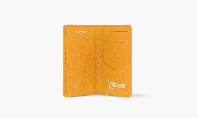 Аксессуары Louis Vuitton Pocket Organizer «Yellow» желтый