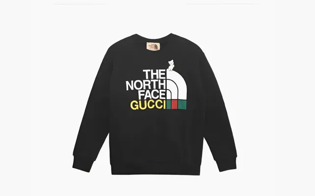 Одежда Gucci x The North Face Sweatshirt «Black» черный