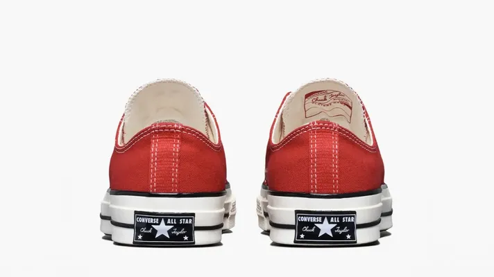 Кроссовки Converse Chuck Taylor All Star 70 Vintage Canvas «Enamel Red» красный