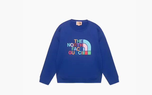 Одежда Gucci x The North Face Sweatshirt «Blue» синий