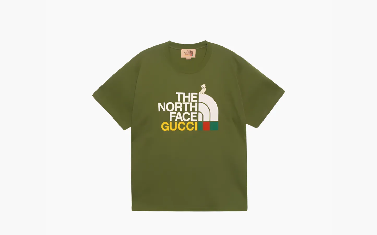 Gucci x The North Face T-shirt «Dark Green»