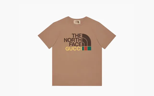 Одежда Gucci x The North Face T-shirt «Camel» коричневый