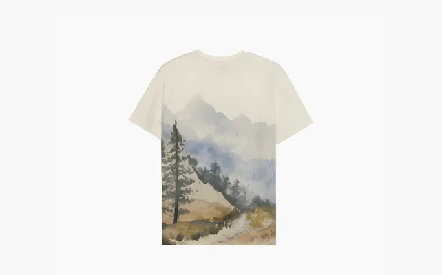 Одежда Gucci x The North Face T-shirt «Trail Print» разноцветный