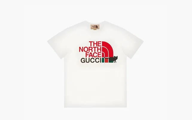 Одежда Gucci x The North Face T-shirt «Off-White» белый