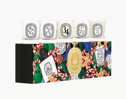 Парфюмерия Diptyque Limited Edition Set of 5 Miniature Candles разноцветный