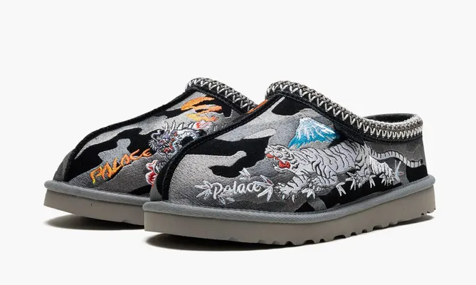 Обувь Ugg Tasman Slipper x Palace «Black Camo» черный