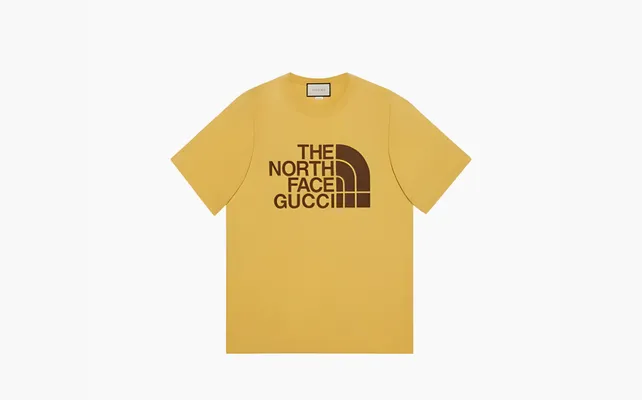 Одежда Gucci x The North Face T-shirt «Light Yellow» желтый