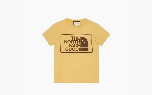 Одежда Men's Gucci x THE NORTH FACE Crossover SS21 «Light Yellow» желтый