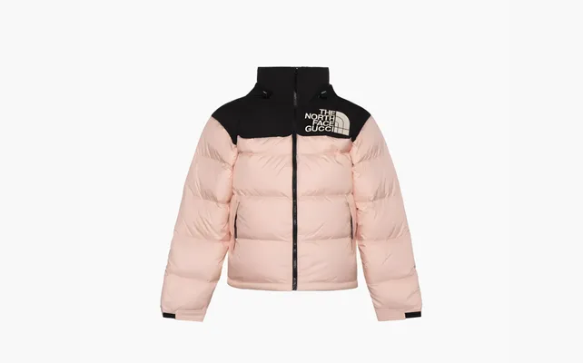 Одежда Gucci x The North Face Padded Jacket «Light Pink/Black» розовый