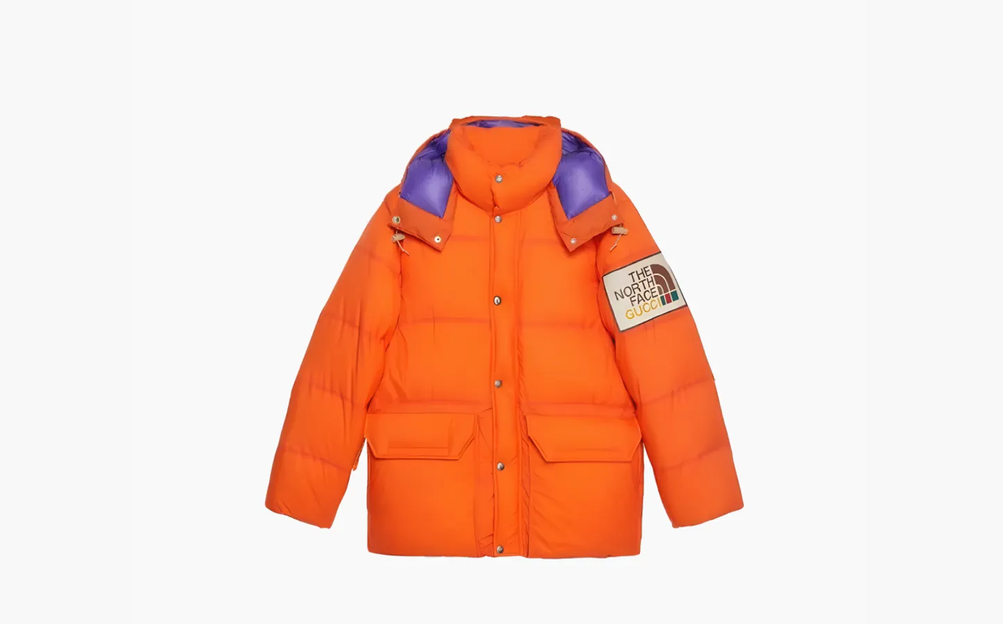 Gucci x The North Face Padded Jacket «Orange»