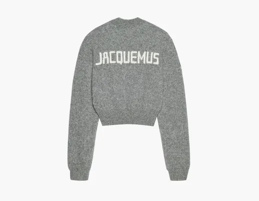 Одежда Jacquemus La Maille Sweater «Grey» серый