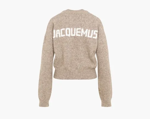 Одежда Jacquemus La Maille Sweater «Beige» бежевый