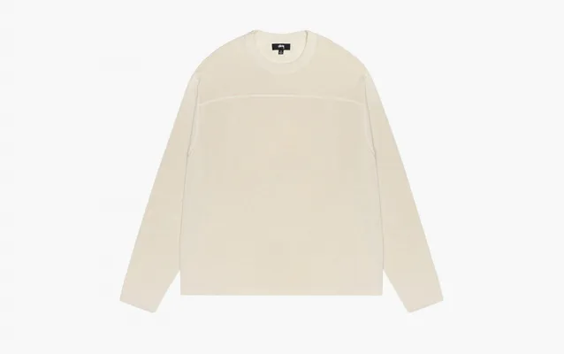 Одежда Stussy Lightweight Football Crew «Bone» бежевый