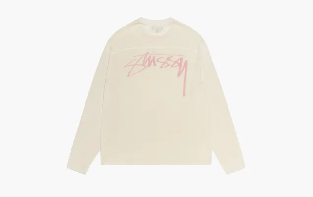 Одежда Stussy Lightweight Football Crew «Bone» бежевый