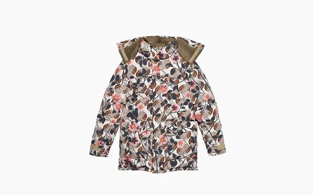  The North Face x Gucci Floral Down Parka «Ivory/Pink» raznotsvetnye
