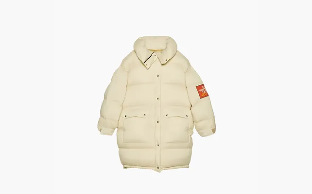  Gucci x The North Face Padded Jacket (FW21) «Ivory» belye