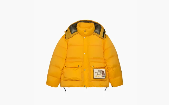  Gucci x The North Face Padded Jacket «Yellow» zhyeltye
