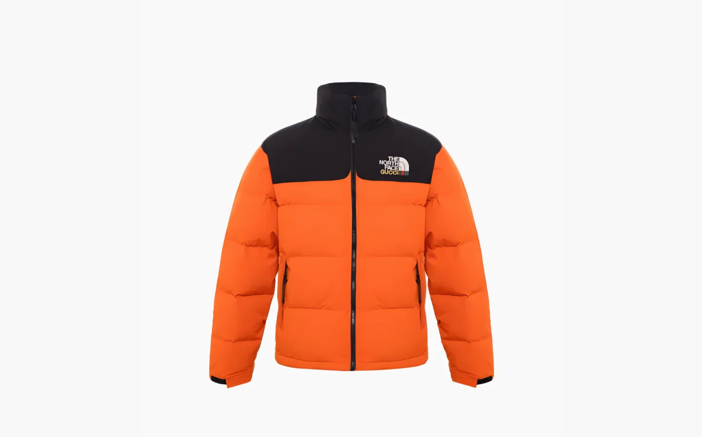 Gucci x The North Face Down Jacket «Orange/Black»