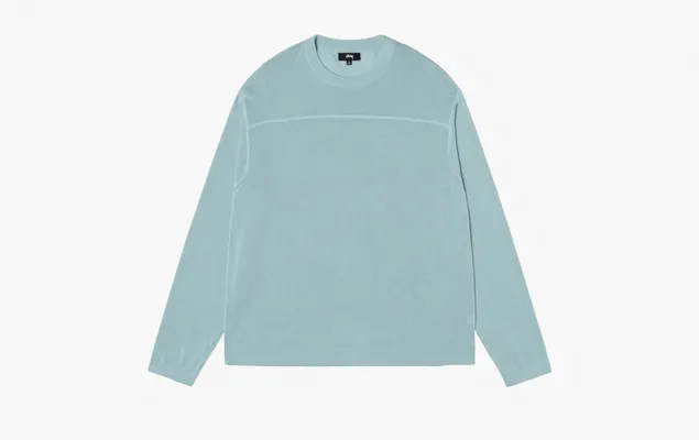 Одежда Stussy Lightweight Football Crew «Light Blue» golubye