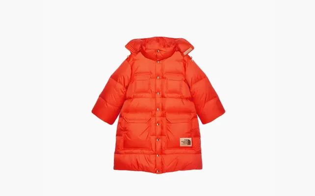  GUCCI X The North Face Nylon Jacket «Orange» oranzhevye