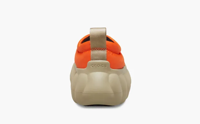  Crocs Overpuff Shorty «Shocking Orange/Multi» oranzhevye