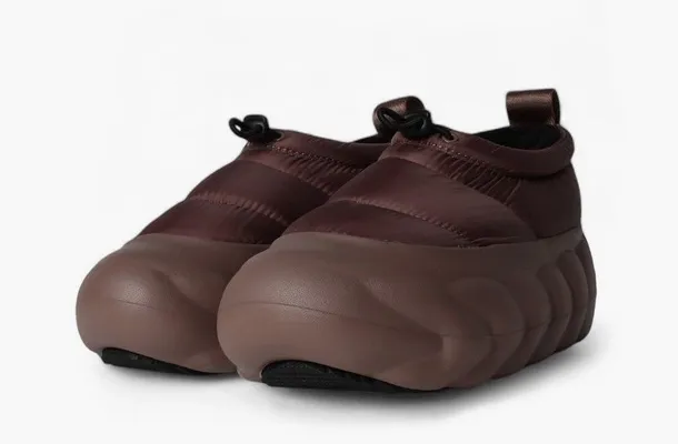  Crocs Overpuff Shorty «Truffle» korichnevye