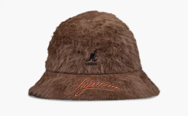 Аксессуары Supreme x Kangol Furgora Casual «Brown» korichnevye