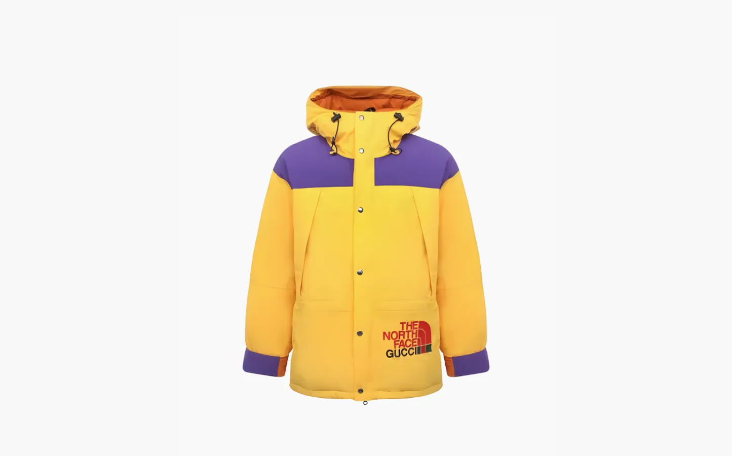 Gucci x The North Face Down Jacket «Yellow/Purple»