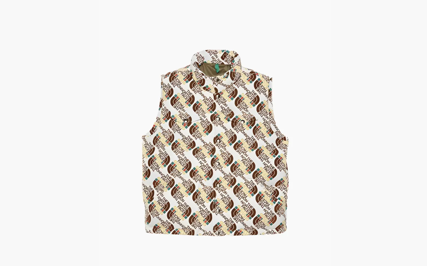 Gucci x The North Face Down Vest «Ivory Brown»