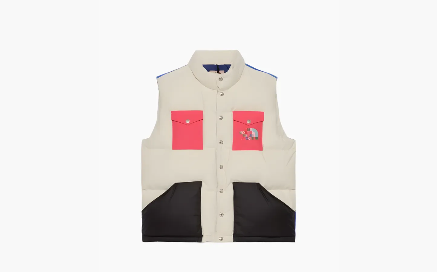 Gucci x The North Face Down Vest «White/Dark Pink/Black/Blue»