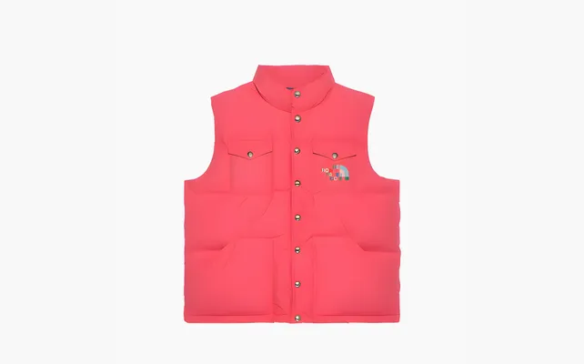  Gucci x The North Face Down Vest «Pink» rozovye
