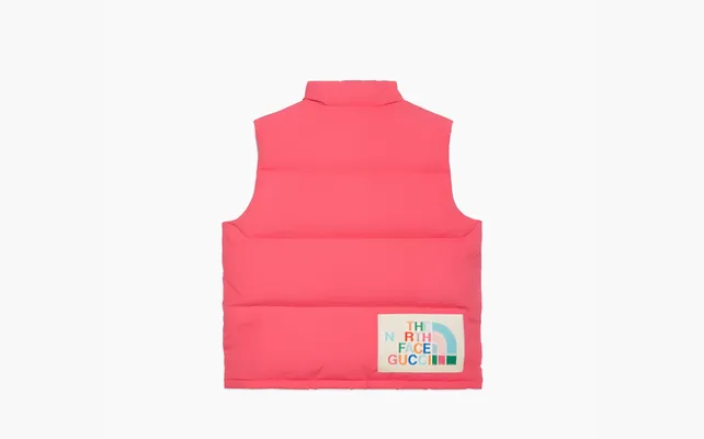  Gucci x The North Face Down Vest «Pink» rozovye