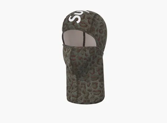  Supreme Heat Reflective Balaclava «Leopard» zelyenye