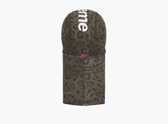  Supreme Heat Reflective Balaclava «Leopard» zelyenye