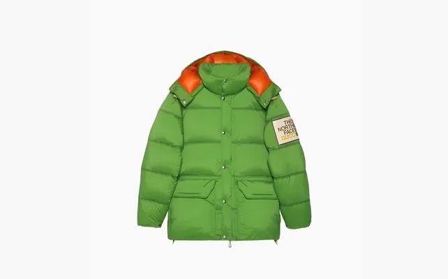  Gucci x The North Face Padded Jacket «Green» zelyenye